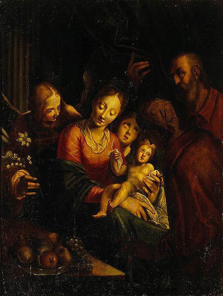 Hans von Aachen The Holy Family oil painting image